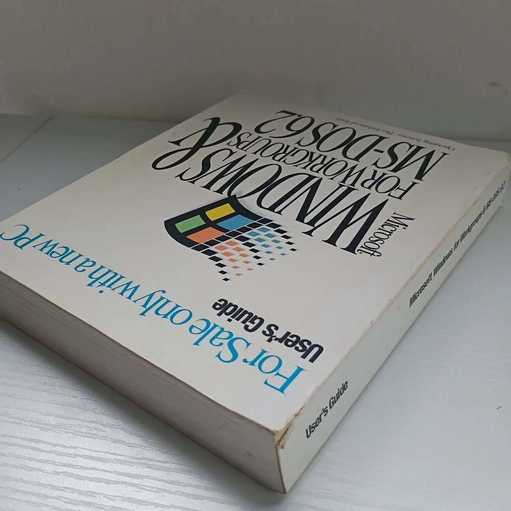 Microsoft Windows For Workgroups & MS-DOS 6.2 Users Guide Manual Vtg